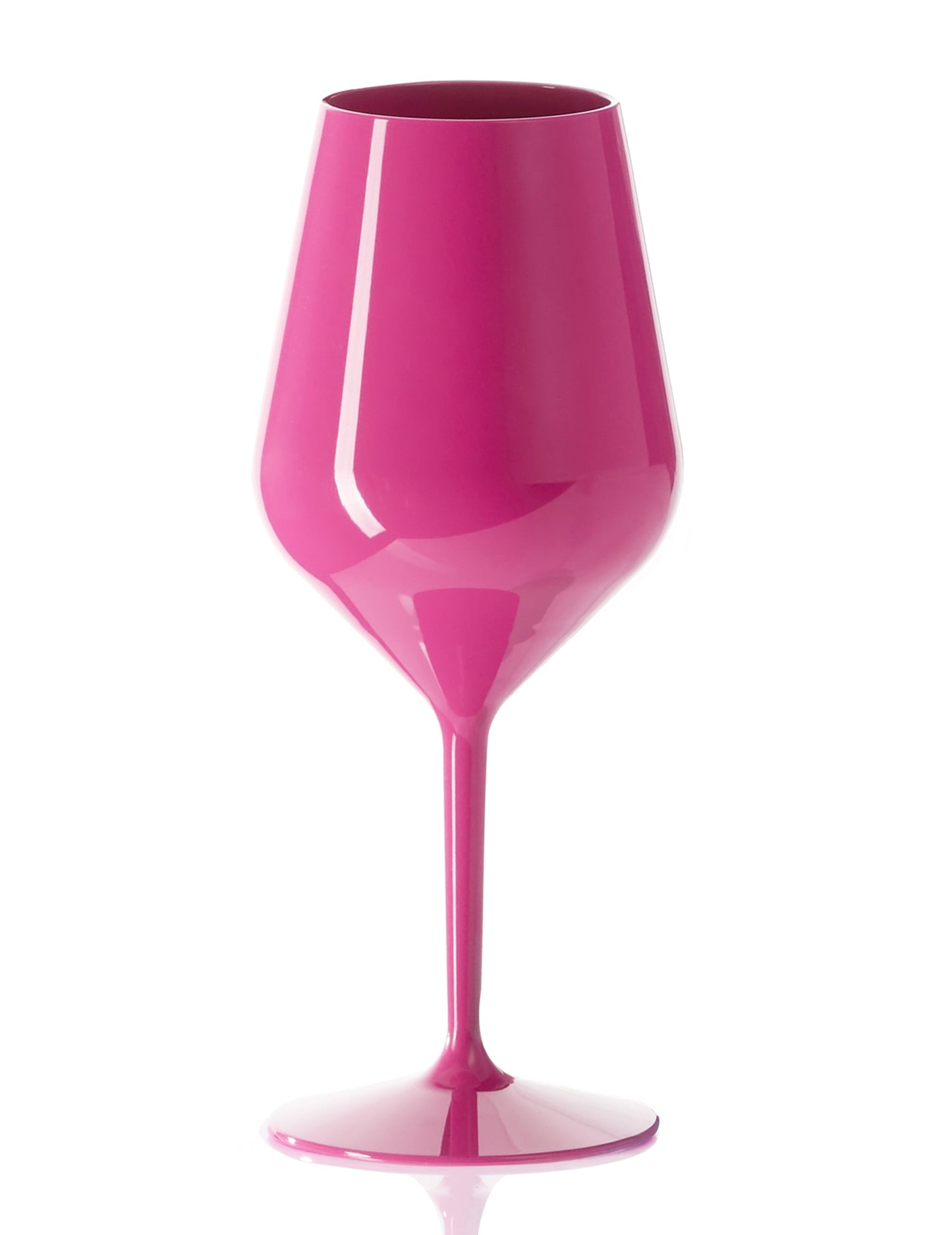 Čaša za vino na stalku fuksija 47 cl