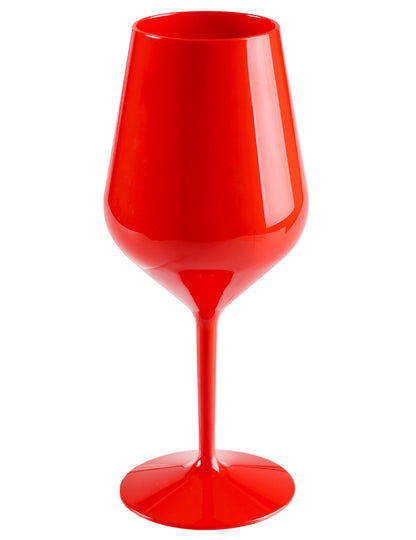 Crvena čaša za vino na stalku 47 cl