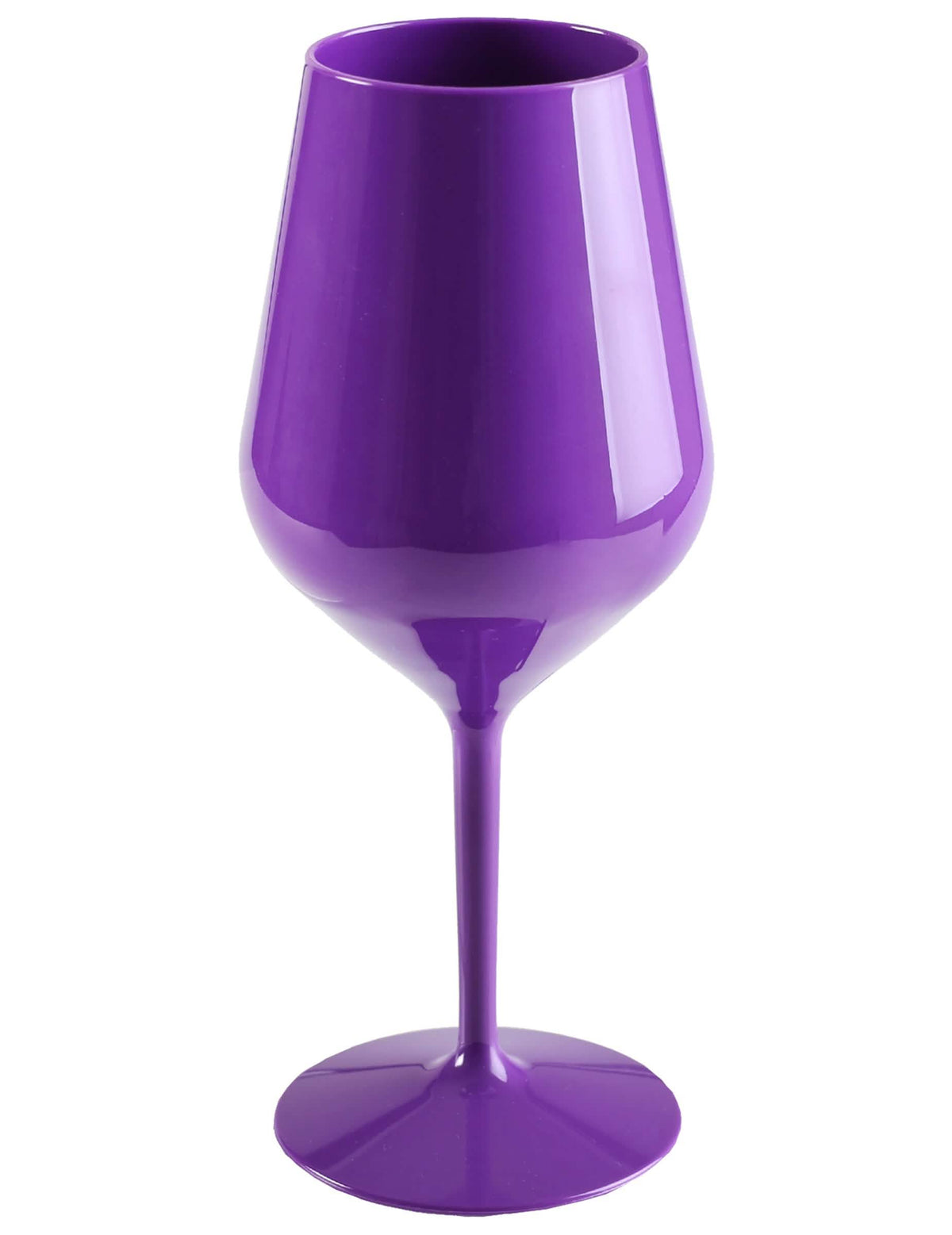 Ljubičasta čaša za vino na stalku 47 cl