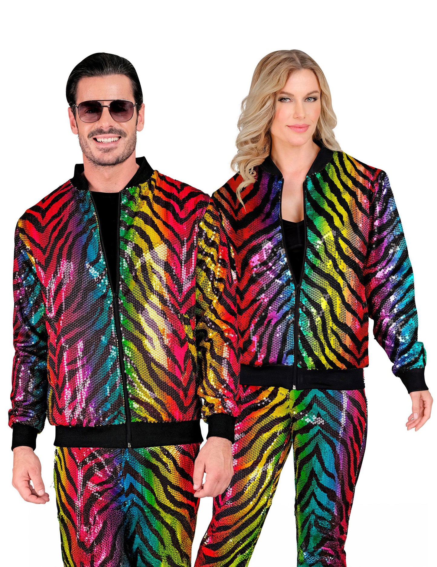 Odrasli s više obojenih tigrastih jakna