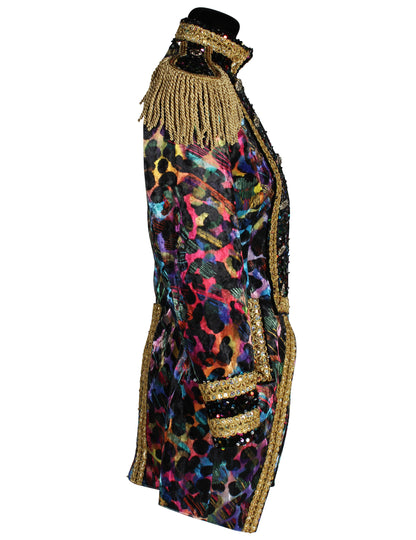 Vrhunska ženska karnevalska jakna u neonskim bojama