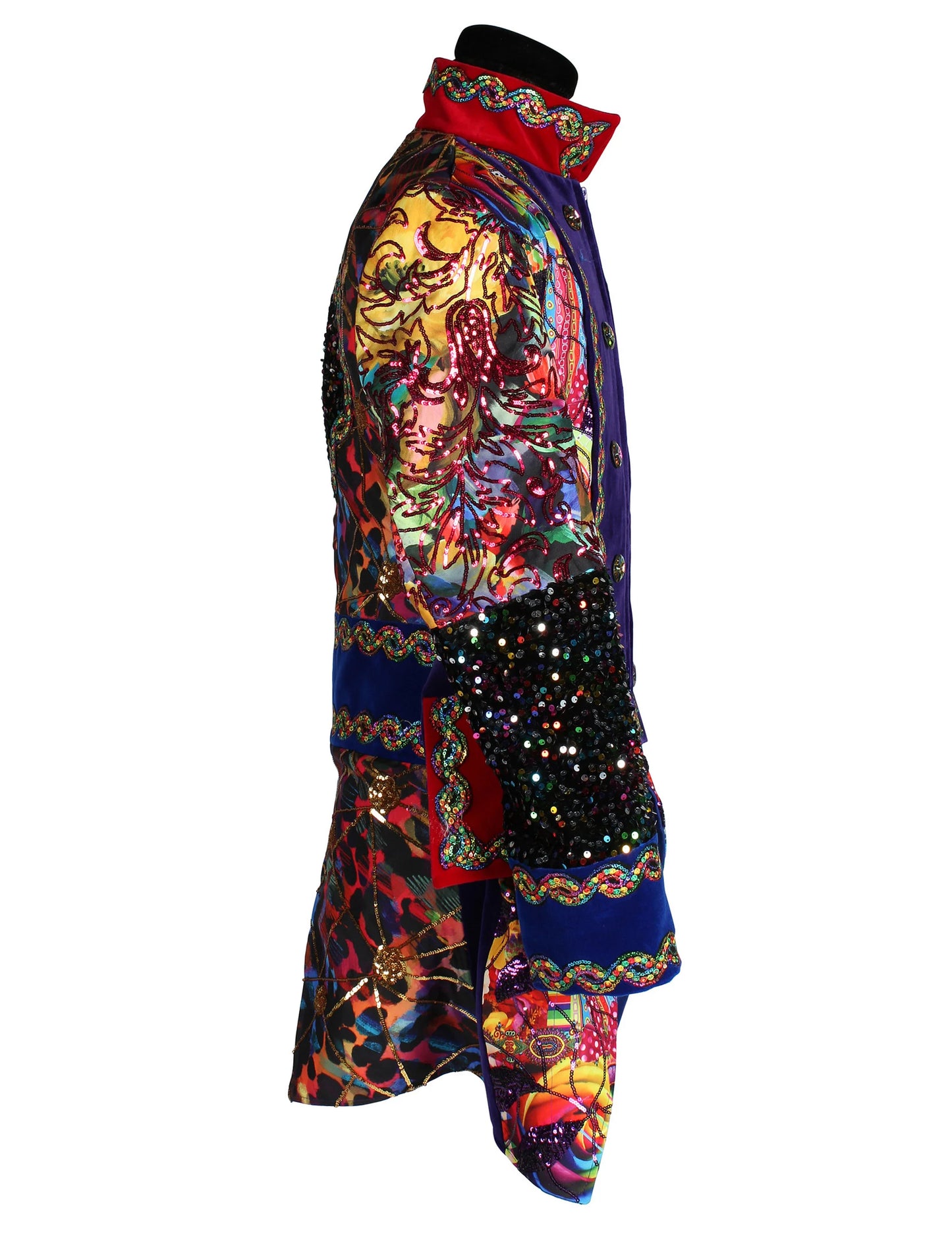 Vrhunska muška karnevalska jakna u višebojnom stilu Fiesta Carnival