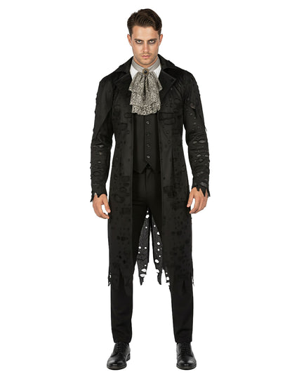Veste longue zombie noire homme