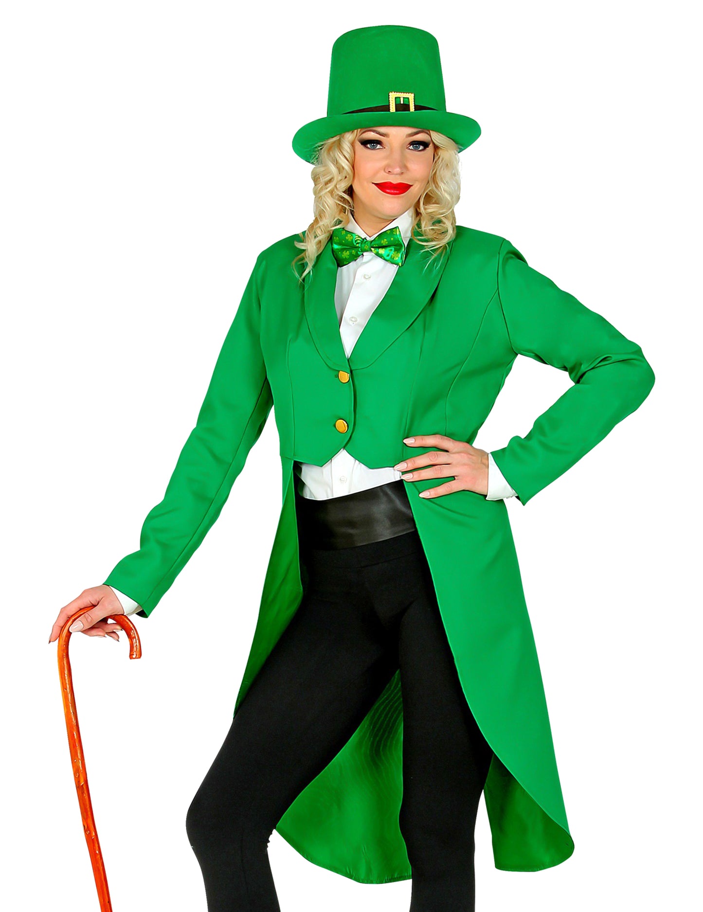 Zeleni frak za žene za Dan svetog Patrika 