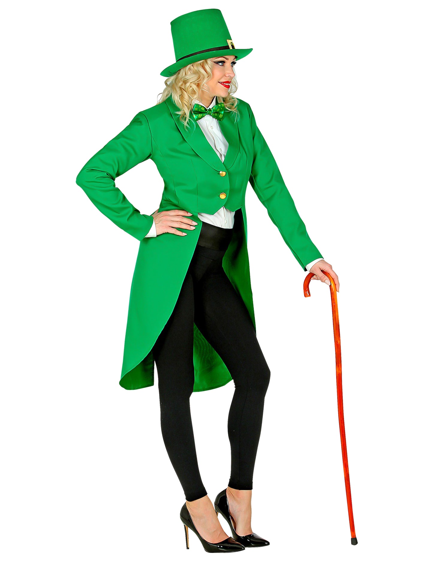 Zeleni frak za žene za Dan svetog Patrika 