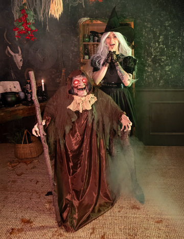 Stara animirana vještica 110 cm
