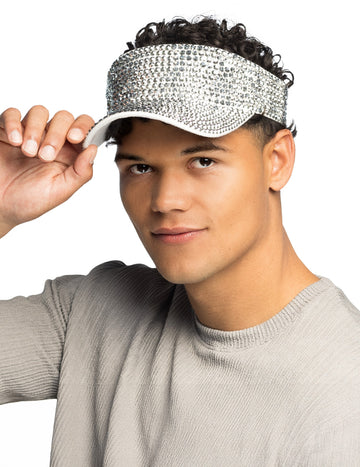 Srebrni vizir s cirkonima za odrasle