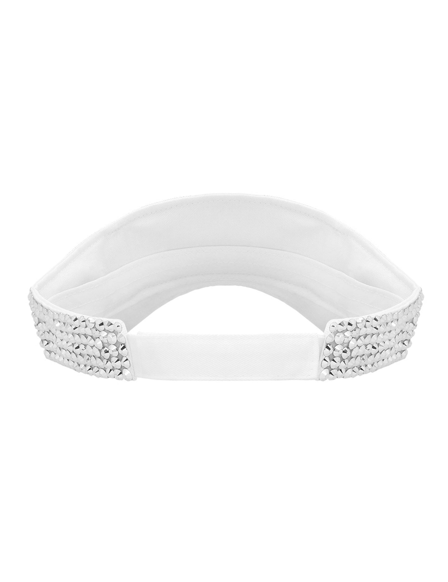 Srebrni vizir s cirkonima za odrasle