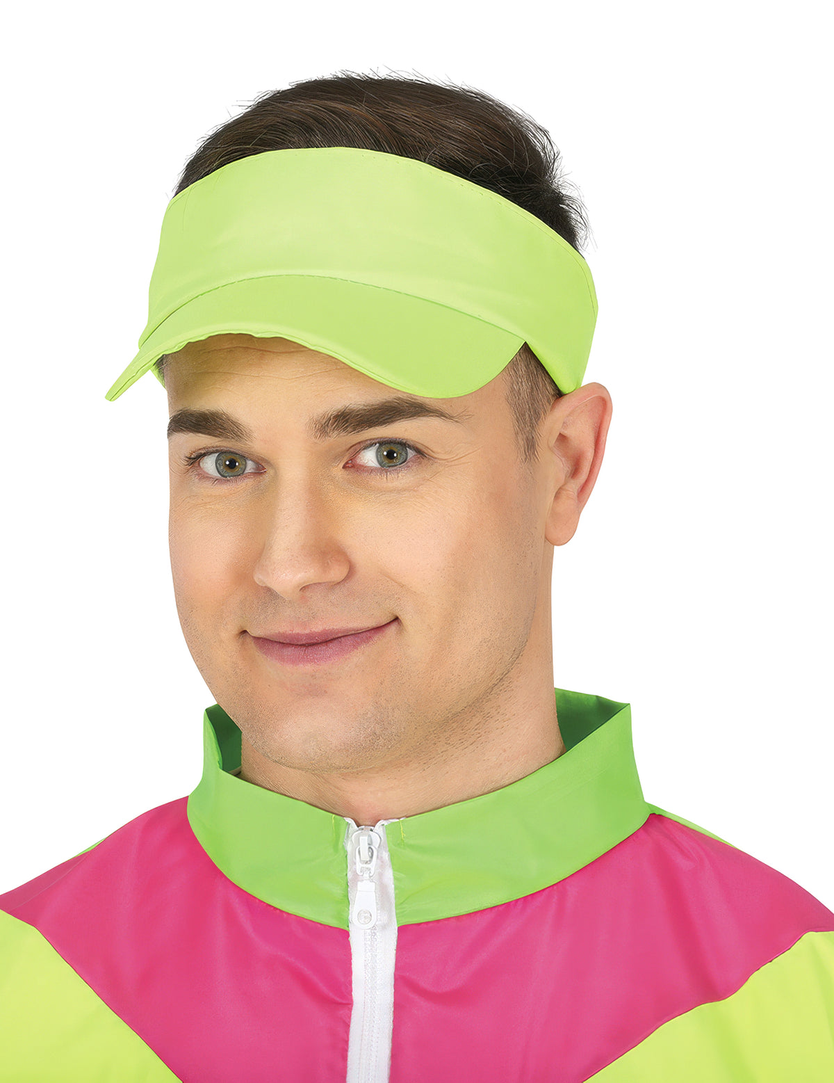 Visière néon pour adulte vert