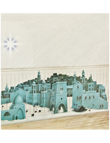 Zidna dekoracija Zvijezda Betlehema višebojna 85x165cm 