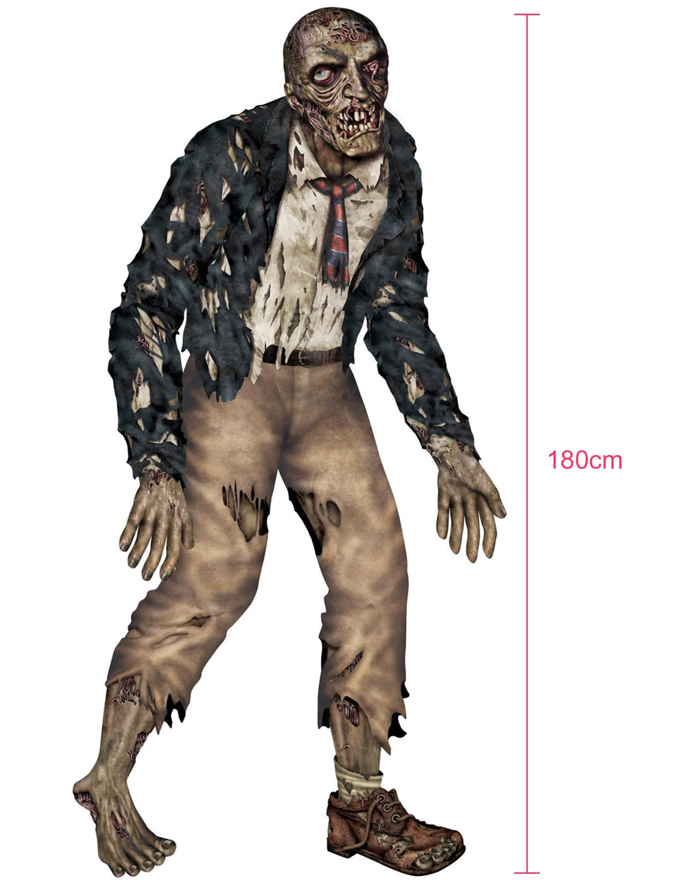 Pokazivač visine zglobnih zombiji halloween
